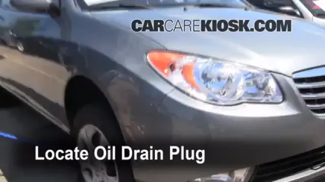 2010 Hyundai Elantra GLS 2.0L 4 Cyl. Aceite Cambiar aceite y filtro de aceite